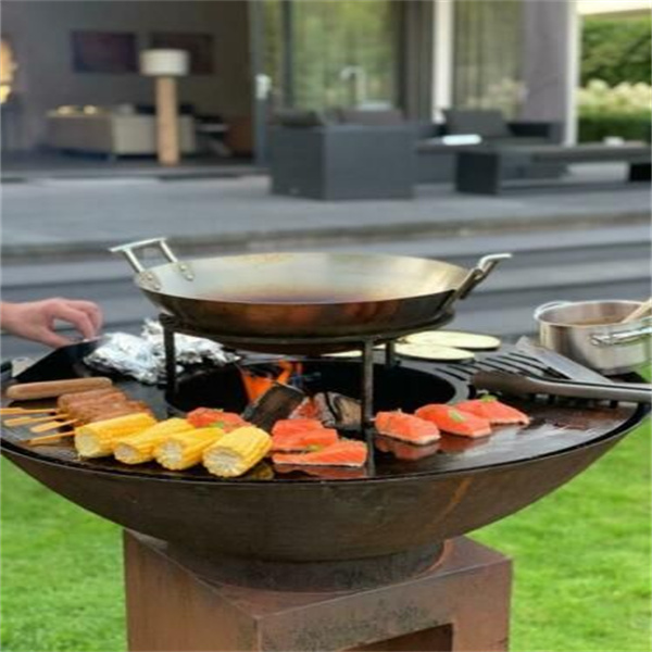 High Material Corten BBQ Outdoor Barbecue Grill Stainless Steel